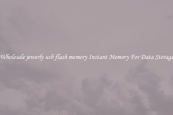 Wholesale jewerly usb flash memory Instant Memory For Data Storage