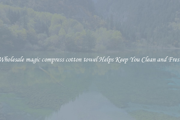 Wholesale magic compress cotton towel Helps Keep You Clean and Fresh