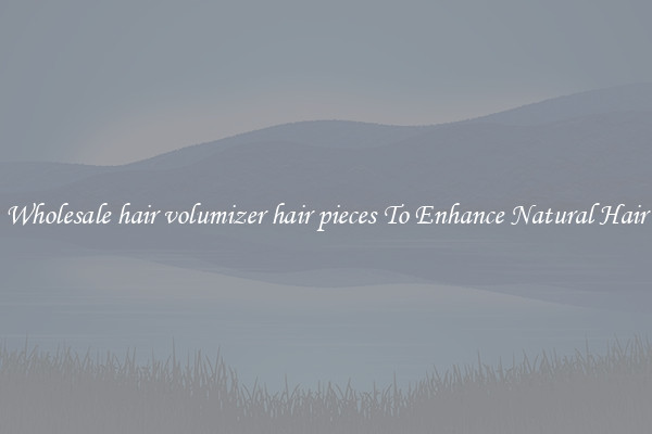 Wholesale hair volumizer hair pieces To Enhance Natural Hair