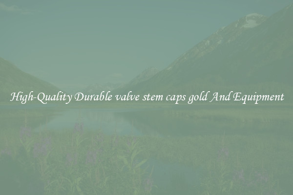 High-Quality Durable valve stem caps gold And Equipment