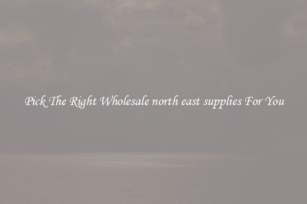 Pick The Right Wholesale north east supplies For You