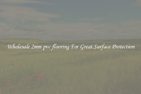 Wholesale 2mm pvc flooring For Great Surface Protection