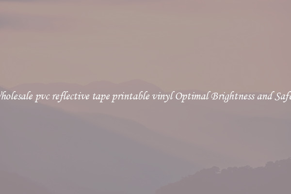 Wholesale pvc reflective tape printable vinyl Optimal Brightness and Safety