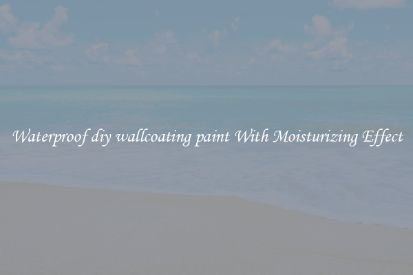 Waterproof diy wallcoating paint With Moisturizing Effect