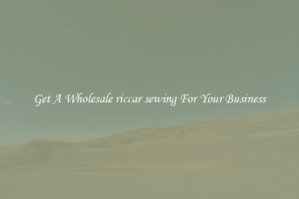 Get A Wholesale riccar sewing For Your Business